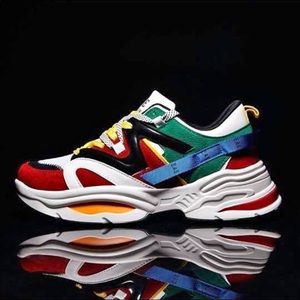 Women multi color sneakers